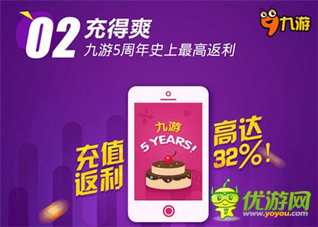 Iphone6P轻松拿!5周年手游巨献就差你了